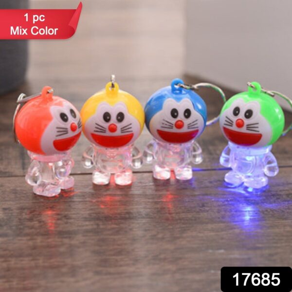 Doremon lightning keychain, 2 colored lightning keychain (1 pc) - Image 4