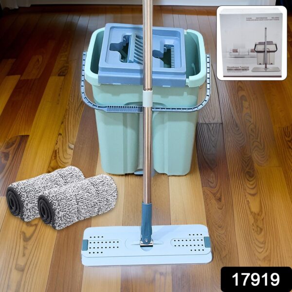 2-in-1 Flat mop and Bucket Set - Image 2