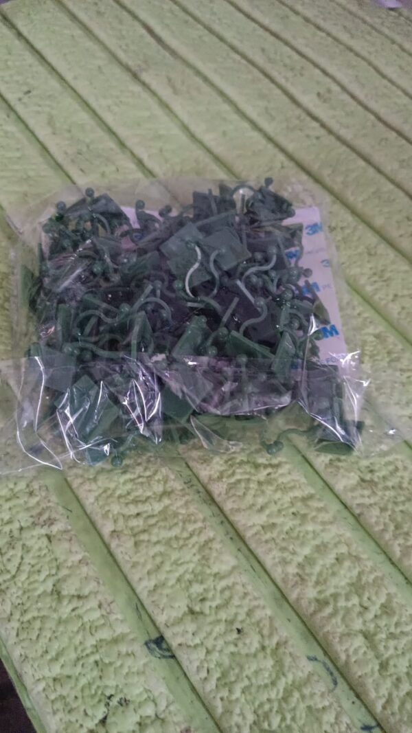 Plant Climbing Wall Fixture Clip Self-Adhesive Hook (100 Pcs Set) - Image 7