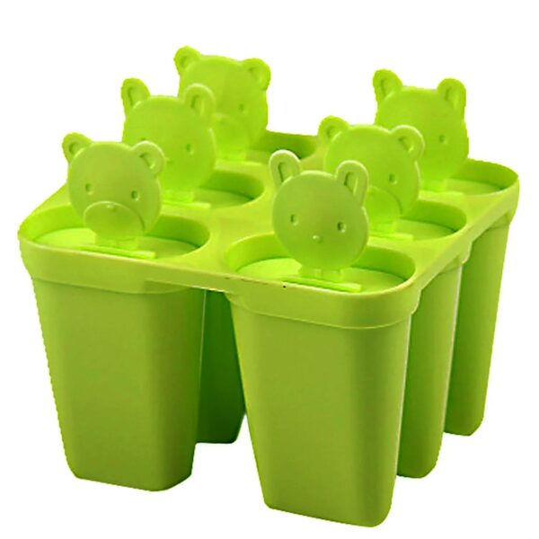 Plastic 6 Grid / Compartment Popsicle Ice Cream Mold (1 Pc) - Image 5