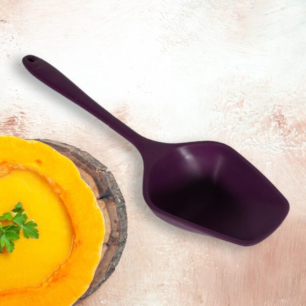 Multipurpose Silicone Spoon, Silicone Basting Spoon Non-Stick Kitchen Utensils Household Gadgets Heat-Resistant Non Stick Spoons Kitchen Cookware Items For Cooking and Baking (6 Pcs Set) - Image 3