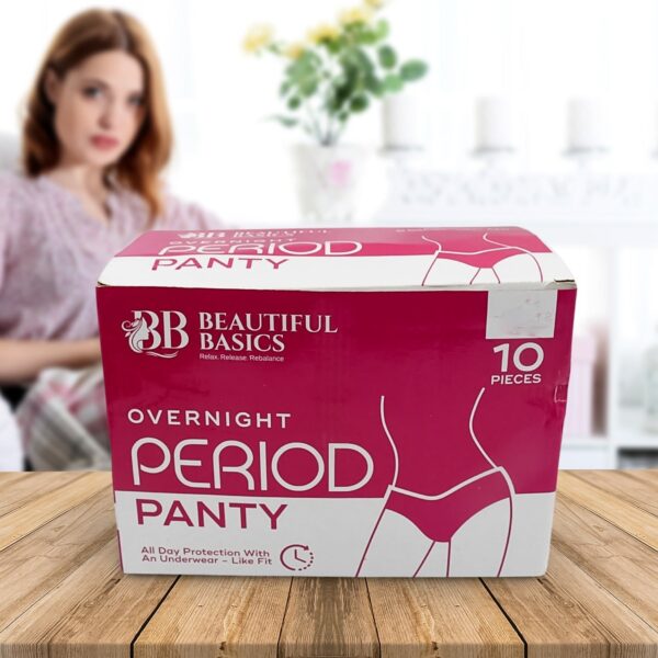 Women's Emergency Kit, Travel Kit- Includes Seamless Underwear, Pantyliner, Feminine Hygiene Sachet First Period Kit (10 Pcs) - Image 7