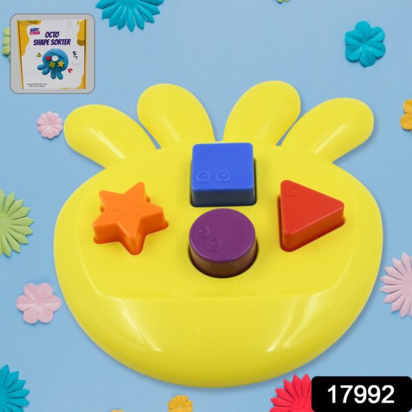 octo Shape sorter Toy Game That Make Your Kid's brain Sharp, Increase Grasping And Sorting Power Education Learning For Girls & boy, Gift Product (1 Pc)  - Image 2