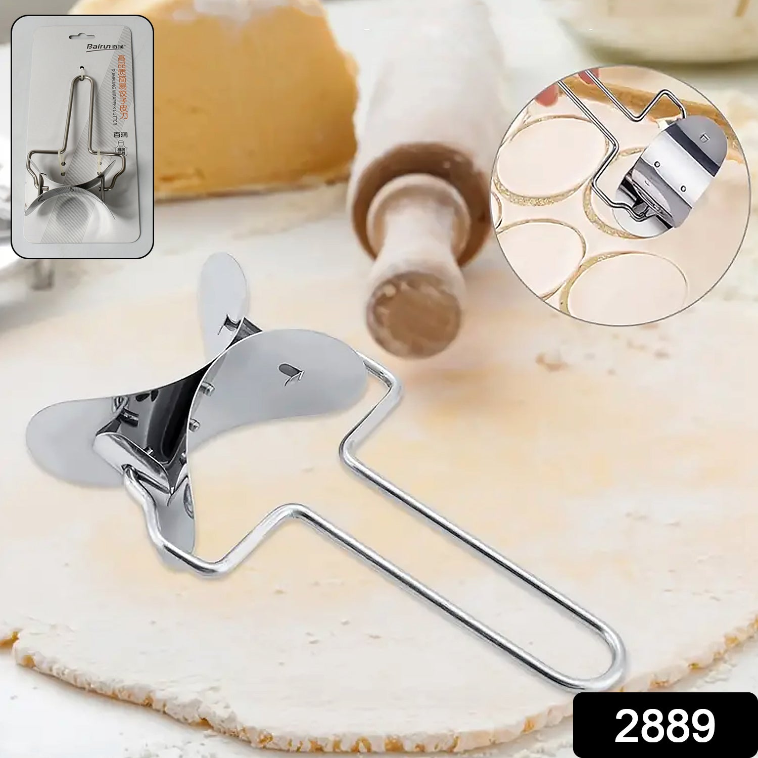 Puri Cutter Stainless Steel Roller Machine for Baking Tools - Image 2