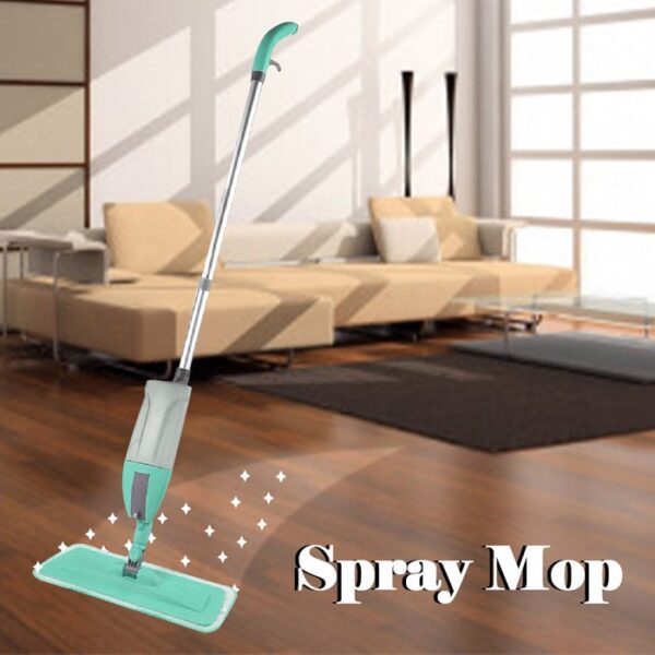 Cleaning 360 Degree Healthy Spray Mop with Removable Washable Cleaning Pad - Image 2