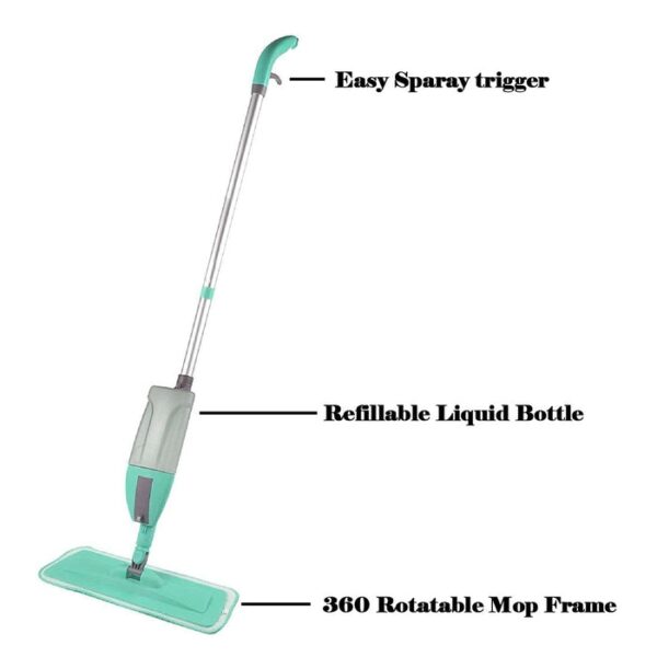 Cleaning 360 Degree Healthy Spray Mop with Removable Washable Cleaning Pad - Image 3