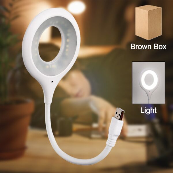 LED USB Light for Laptop, 16 LED Night Lights for Bedroom, Lightweight Small LED Reading Light Lamp with Flexible Neck, Desk Light for Home, Travel, Study, Office (1 Pc) - Image 2