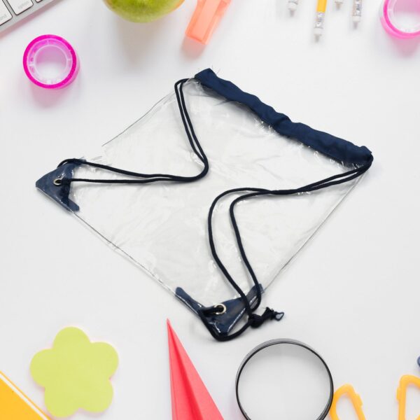 Plastic Waterproof Pouch Transparent Stadium Bags Clear String Bag for Gym Concert Travel Beach Swimming Sport - Image 3