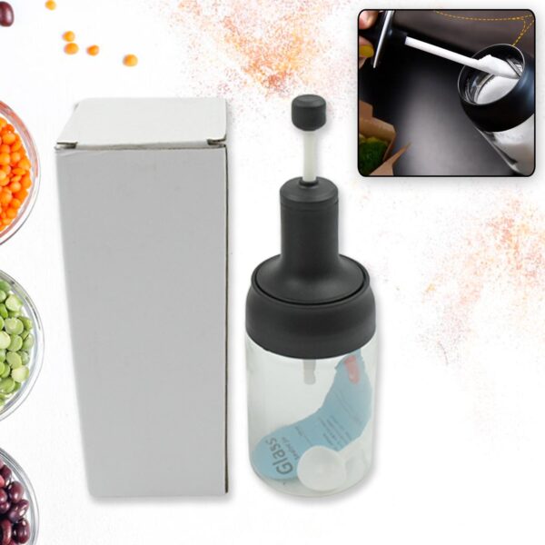 All-in-One Seasoning Jar: Heat-Resistant Glass with Spoon (1 Pc) - Image 6
