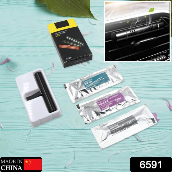 Car Air Perfume For AC Vent - New Long Lasting And Sweet Fragrances with Rotating Flow Control - Magnetic, Ocean, Lavender, Cologne, Lemon - Interior Accessories For Car - Image 2