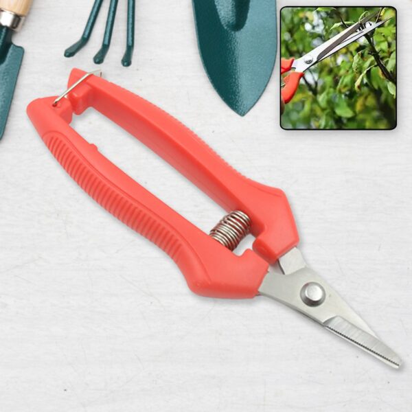 Heavy Duty Stainless Steel Cutter, Non‑slip Trimming Scissors Durable Not Easy To Wear for Gardening Pruning Of Fruit Trees Flowers and Plants (With Plastic Packing) - Image 5
