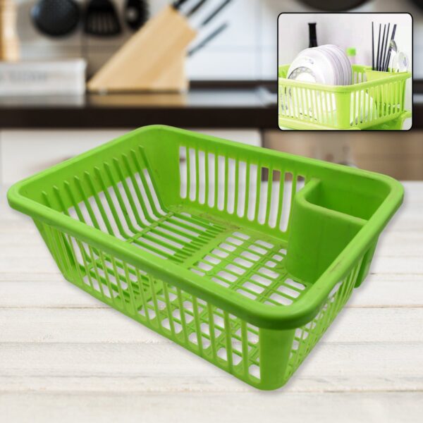 Multipurpose Plastic Kitchen Basket, Dish, Vegetables and Fruits Washing, Laundry cloath Multipupose Organizer Basket (43x30 Cm) - Image 4