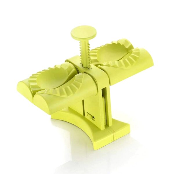 DUMPLING MAKER MOLD,DOUBLE HEAD DUMPLING MOLD WRAP TWO AT A ONE TIME,HOUSEHOLD DUMPLING MAKER MOULD,EASY-TOOL FOR MAKING DUMPLINGS,DUMPLING PRESS MOLD KITCHEN ACCESSORIES (Brown Box) - Image 6