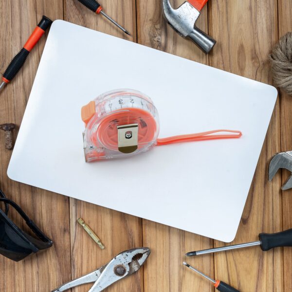 5 Meter Measuring Tape with Press Release Locking System, Measuring Tape with Transparent Gripper for Engineering/Hight/Decoration Measurement - Image 3