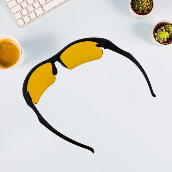Night Driving Glasses With Anti Glare Scratch Resistant Coating Sunglasses (1 PC) - Image 3