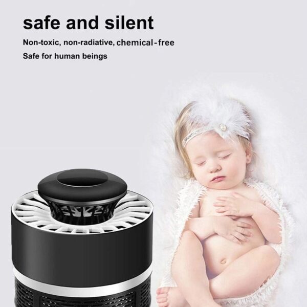 Mosquito Killer Light 5W USB Smart Optically Controlled Insect Killing Lamp Use Forbad room - Image 7