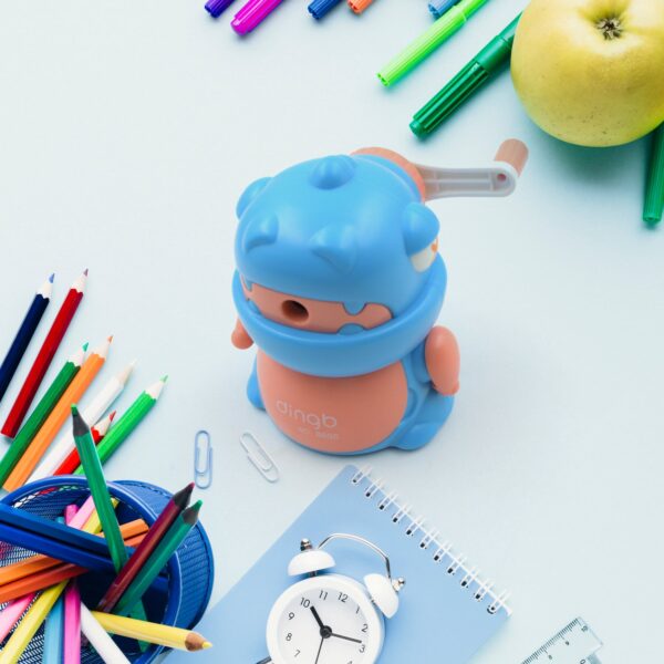 Sharpener for Pencil with Removable Tray Hardiness Steel Cutter, Kids Teddy Shaped Pencil Sharpener Machine, Birthday Return Gift Stationary Gifts - Image 3