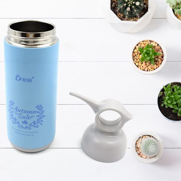Stainless Steel Water Bottle With Handle Easy to Carry, Fridge Water Bottle, Leak Proof, Rust Proof, Hot & Cold Drinks, Gym Sipper BPA Free Food Grade Quality, Steel fridge Bottle For office/Gym/School (Approx 500 ML) - Image 3