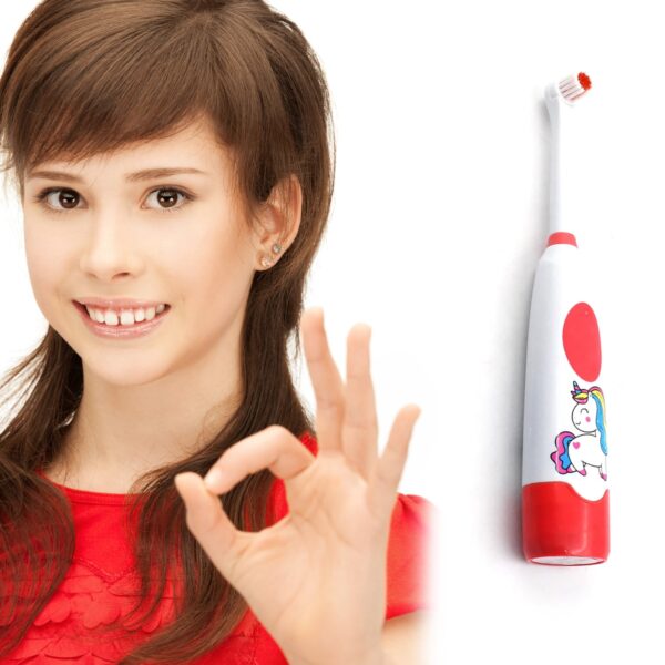 Electric Toothbrush for Kids and Adults Travel Portable Toothbrush With Extra 1 Brush Heads With 2 Battery - Image 5