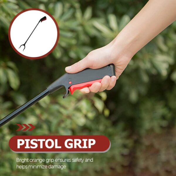 Extra Long Pickup Aid Trash Picker Upper, Rotating Hand, Heavy Duty Grip Arm - Reaching Assist for Litter, Elderly, Garden  Disabled, Handicap Arm - Image 3