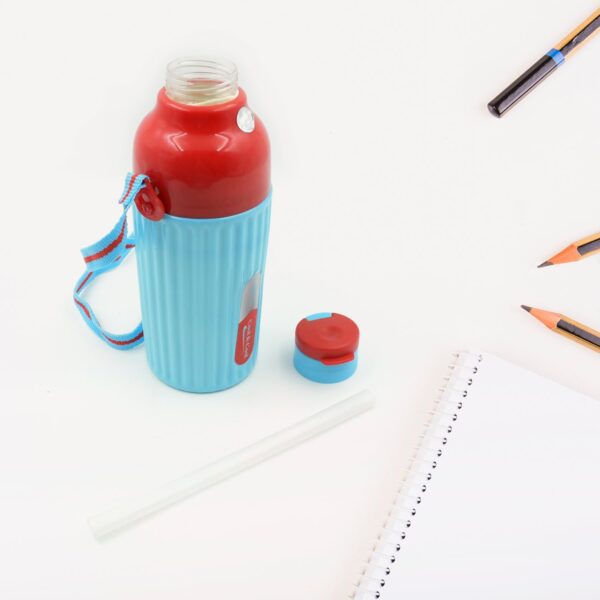 Plastic Sports Insulated Water Bottle with Dori Easy to Carry High Quality Water Bottle, BPA-Free & Leak-Proof! for Kids' School, For Fridge, Office, Sports, School, Gym, Yoga (1 Pc / 500ML) - Image 3