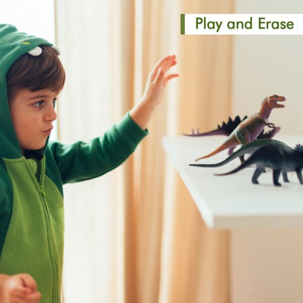Dinosaur Shaped Erasers Animal Erasers for Kids, Dinosaur Erasers Puzzle 3D Eraser, Mini Eraser Dinosaur Toys, Desk Pets for Students Classroom Prizes Class Rewards Party Favors - Image 5
