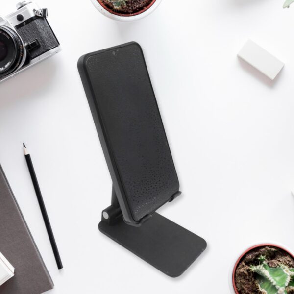 DESKTOP CELL PHONE STAND PHONE HOLDER FULL 3-WAY ADJUSTABLE PHONE STAND FOR DESK HEIGHT + ANGLES PERFECT AS DESK ORGANIZERS AND ACCESSORIES - Image 3