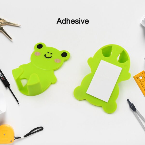 Plastic Adhesive Cable Plug Hook Bathroom Power Plug Socket Holder for  office, home and restaurant use 2 pc Set - Image 3