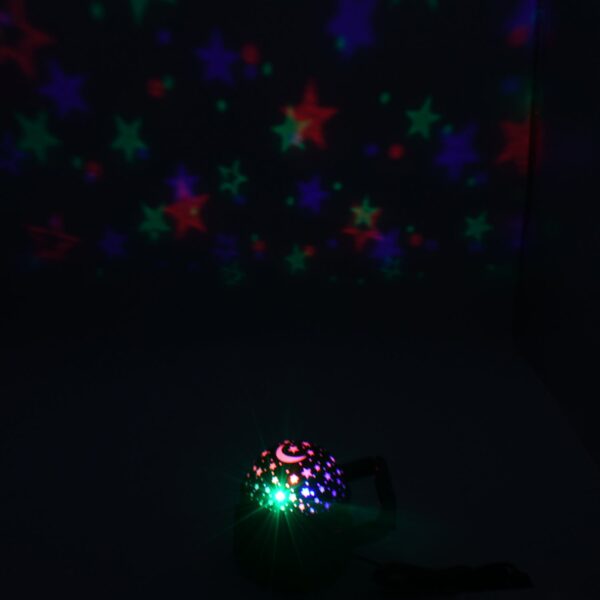 DJ Light Party Disco Light for Home Party, Led Disco Ball Colors Pattern & Modes Dancing Light for Room Rotating Bulb Magic Lights for Diwali, Wedding Holiday Party, Party Gift Kids Birthday - Image 3