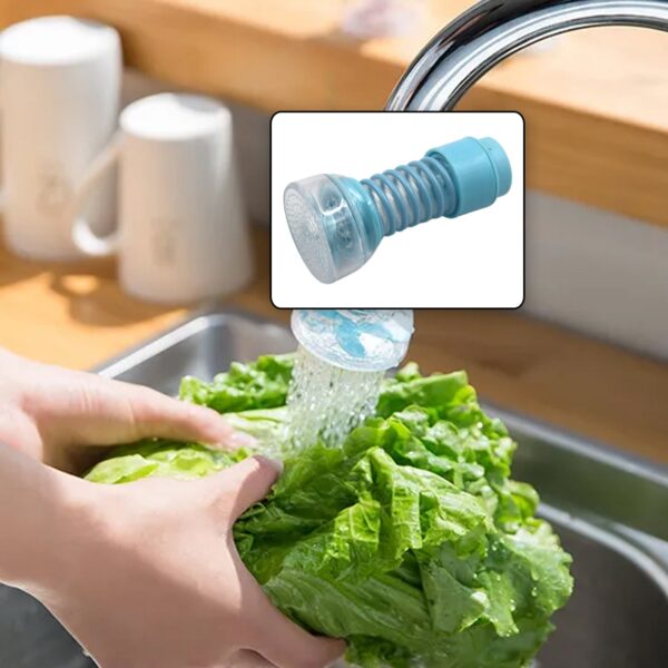 Faucet Sprayer Filter Nozzle for Kitchen & Bathroom | Rotatable Adjustable Tap for Wash Basin Removable Water Aerator Kitchen Tap - Image 3