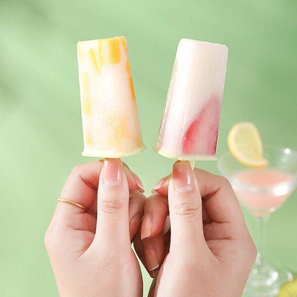 Ice Cream Candy Molds With Sticks Easy Release Summer Party Supplies Popsicles Candy Molds (8 Candy Mold Maker) - Image 5