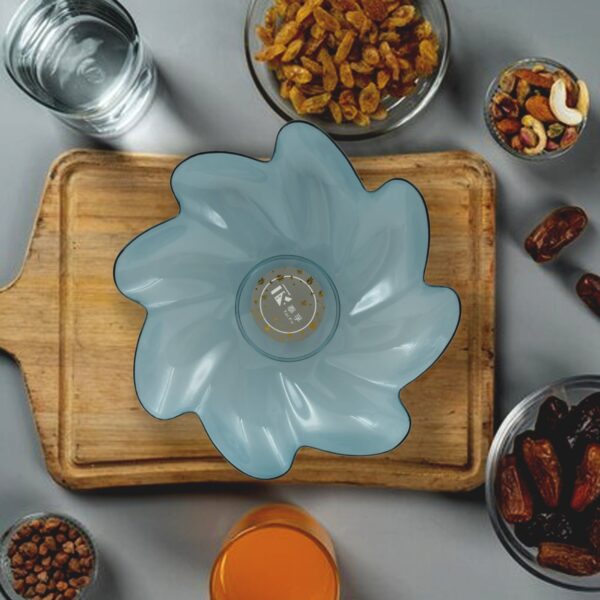 Flower Shape Plastic Dinner / Fruit Plate  / Tray / Snacks / Breakfast Plate friendly Plastic Plate for Kids Party Supplies Birthday Holiday Party Dinnerware Supplies (1 Pc) - Image 3