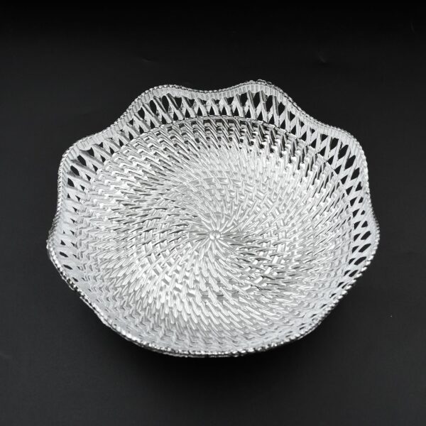 Round Serving Tray, Traditional Serving Tray, Multipurpose Serving Tray, Decorative Serving Platters, Mukhwas Serving Tray (1 Pc) - Image 5