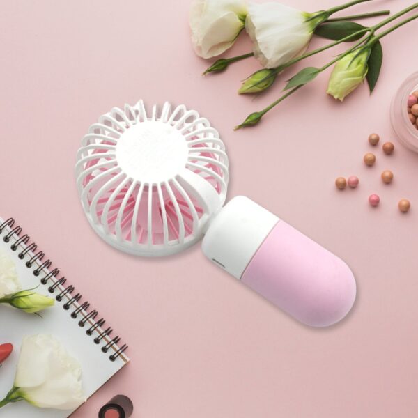Portable Small Electric Fan Handheld, Rechargeable Mini Student Handheld Dormitory Class Personal Fan - Image 5