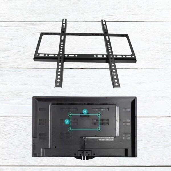 TV Wall Bracket Mount Slim Monitor Stand for 26 x 63, LCD LED 3D plasma Flat TVs Full Motion Heavy-Duty Wall Bracket, Sturdy and Strong Flat Screen Design TV Wall Mount (46cmx20cm) - Image 8