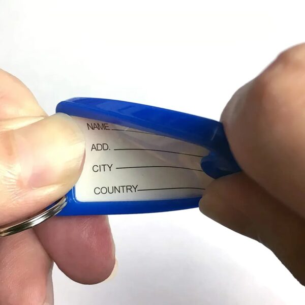 Wallet Keychain 10 pcs Set Plastic Key Custom Key Tags Key Ring Tags Numbered Key Tags Tags with Backpack Keychain - Image 6