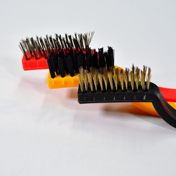 3-Piece Mini Wire Brush Set: Tackle Tough Cleaning Jobs (Multi-Material) - Image 10