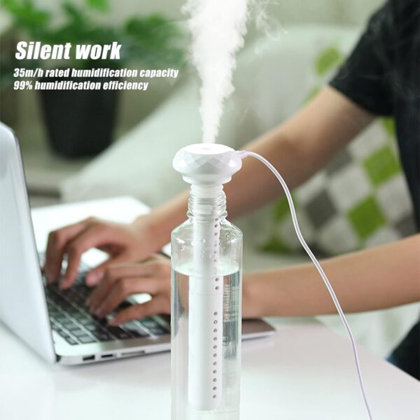 Mini Portable Humidifier for Car, Personal USB Powered Bedroom Quiet Humidified Ultrasonic Cool Mist Humidifier Plants, Car, Travel, Office, Hotel  (1 Pc) - Image 4