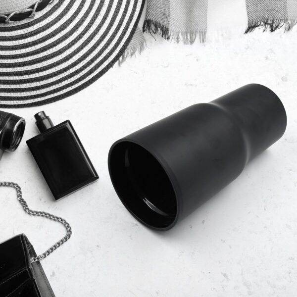 STAINLESS STEEL VACUUM INSULATED GLASS COFFEE CUPS DOUBLE WALLED TRAVEL MUG, CAR COFFEE MUG (590ml) - Image 3