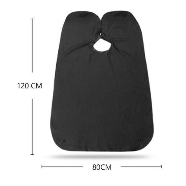 Black Beard Apron Hair Clippings Catcher Grooming Bib - Image 8