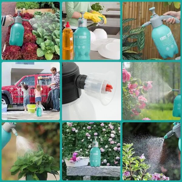 Pressure Sprayer 2 Litres Garden Sprayer Hand Pump Sprayer Foam Sprayer Watering Bottle for Indoor Plants Cleaning Outdoor Garden (2 Ltr.) - Image 5