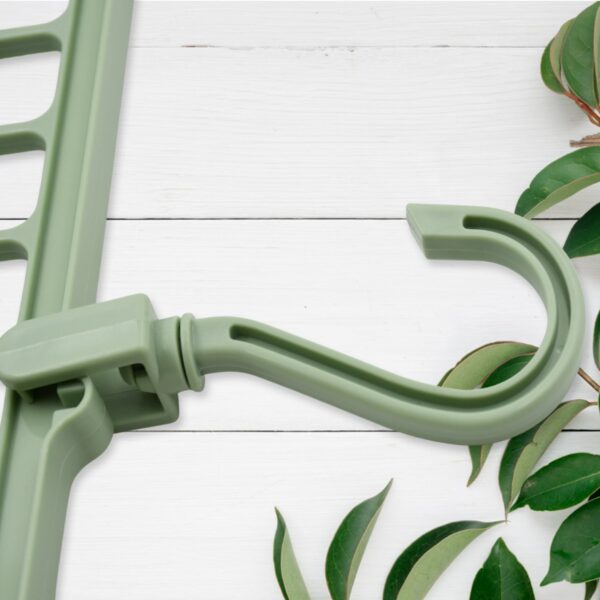 HOLE PLASTIC HANGER HANGING HOOK INDOOR WARDROBE CLOTHES ORGANIZATION STORAGE BALCONY WINDOWSILL SUIT RACKS - Image 5