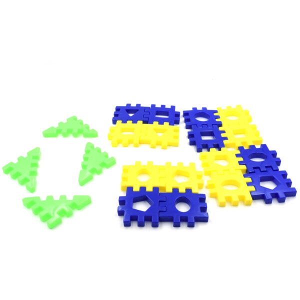 Multi-Color Educational Building Blocks Set for Kids Aged 3-12 - 4 Pc & 12 Pc Options, Perfect Gift for Boys and Girls - Image 4