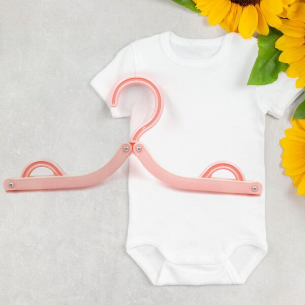 10 Pcs Portable Folding Clothes Hanger Creative Travel Easy to Carry Clothes Hanger for Adults and Children - Image 6