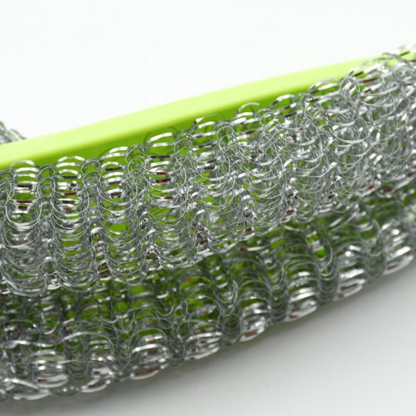 Wire Kitchen Washing Brush, Plastic Small Brush, Cleaning Brush, Bend Handle Pot Washing Brush (2 Pc) - Image 3