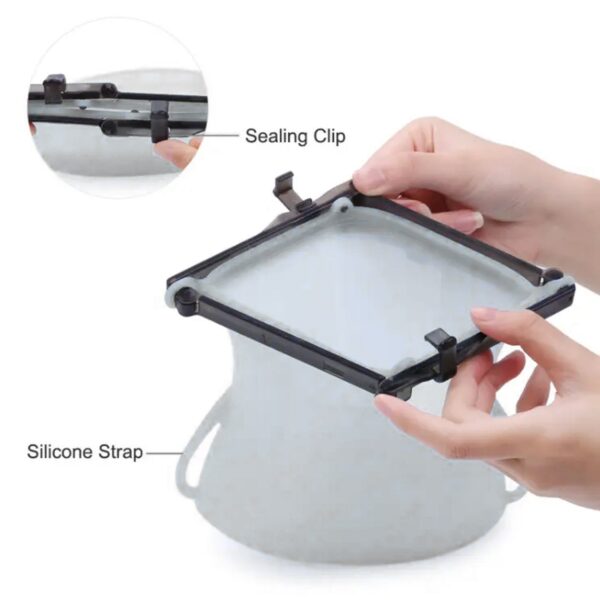 Eco-Friendly Food Storage: Reusable Silicone Bags (3-Pack) - Leakproof & Safe - Image 6