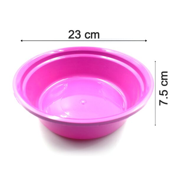 Household Storage Plastic Round Bowl / Tub / Basket / Bucket set - Pack of 3 - Image 5