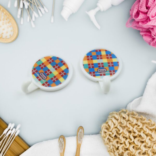 Strong Self-Adhesive Hooks (2 Pc): Heavy Duty, Waterproof, All-Purpose - Image 3