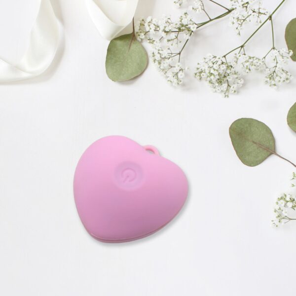 Waterproof Heart-Shaped Face Wash Brush | Silicone Facial Cleansing & Exfoliating Scrubber for Women - Image 3