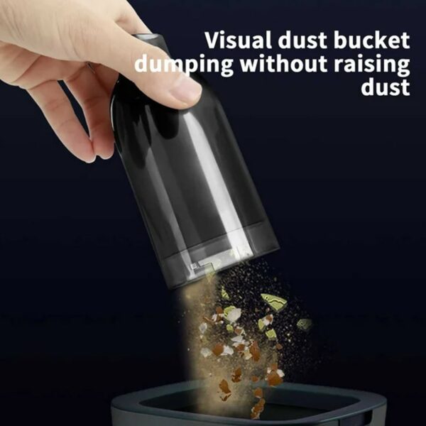 3 in 1 Car Mini Vacuum Cleaner with Blower Wireless Portable Rechargeable Handheld High Power Suction Vacuum Cleaning Machine for Home Car Computer Keyboard Cordless Air Blowing Dusting - Image 7